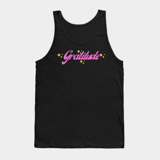 Gratitude tshirt, tote bag, notebook. Gratitude journal Tank Top